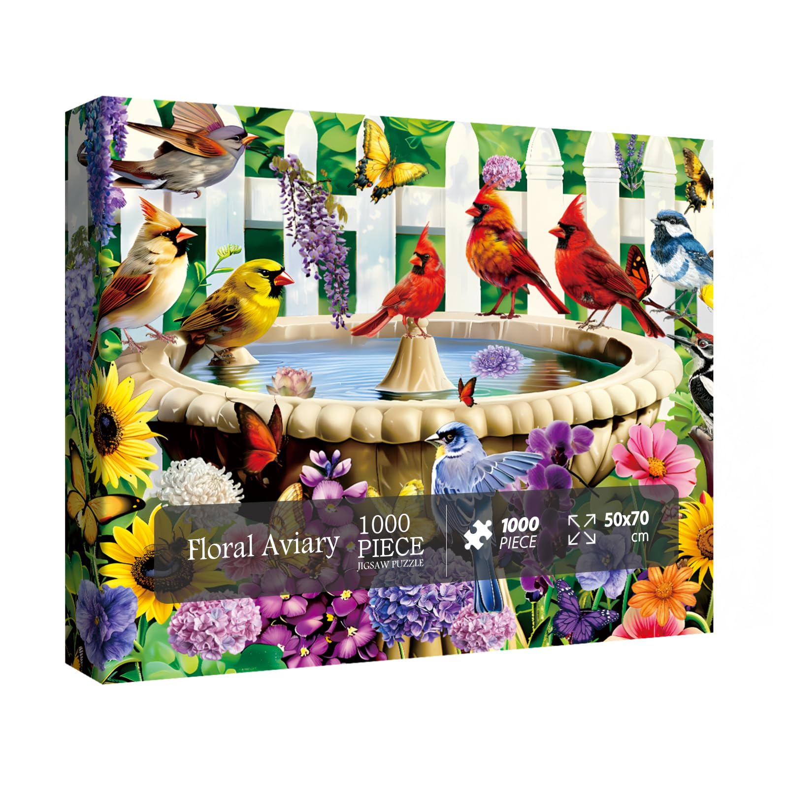 Amazon.com: Bird Flower Puzzle for Adults 1000 Piece, Colorful